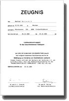 Zeugnis